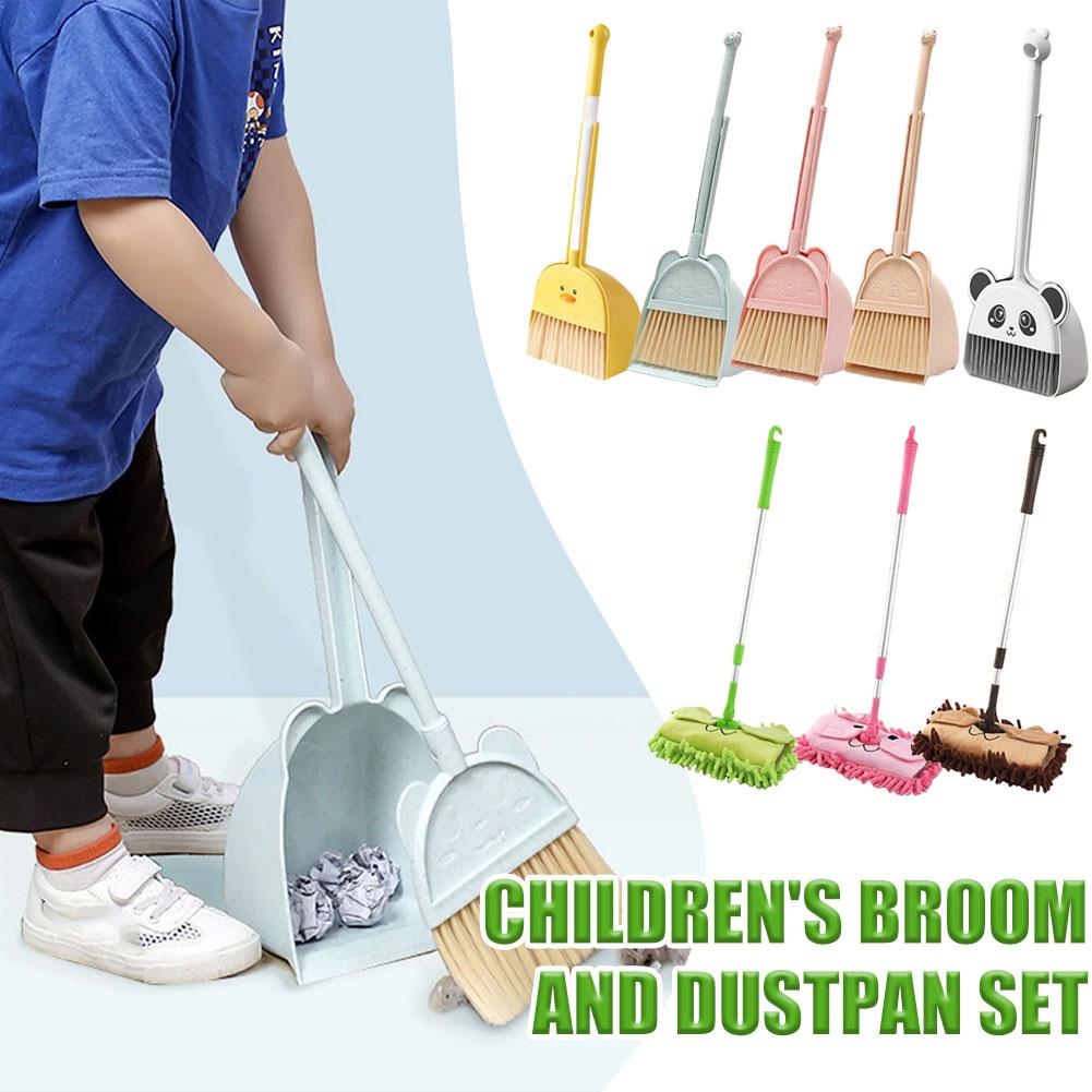 Kids Outdoor Broom - Çocuk Oyun Evi Oyuncakları Mini Süpürge
