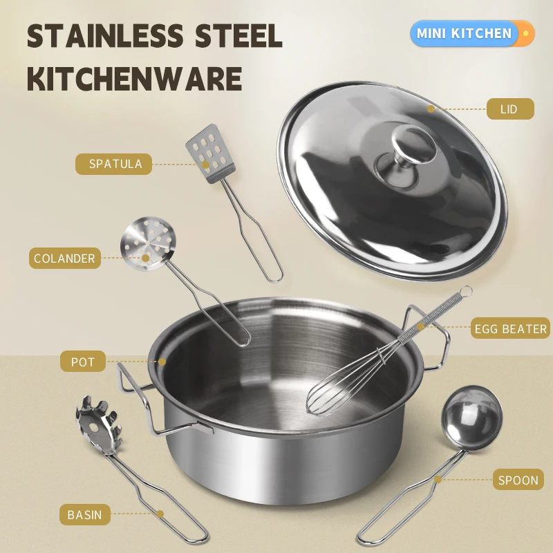 Paslanmaz Çelik Çocuk Mutfak O - Kids Outdoor Kitchen Accessories incelemesi ve fiyatı
