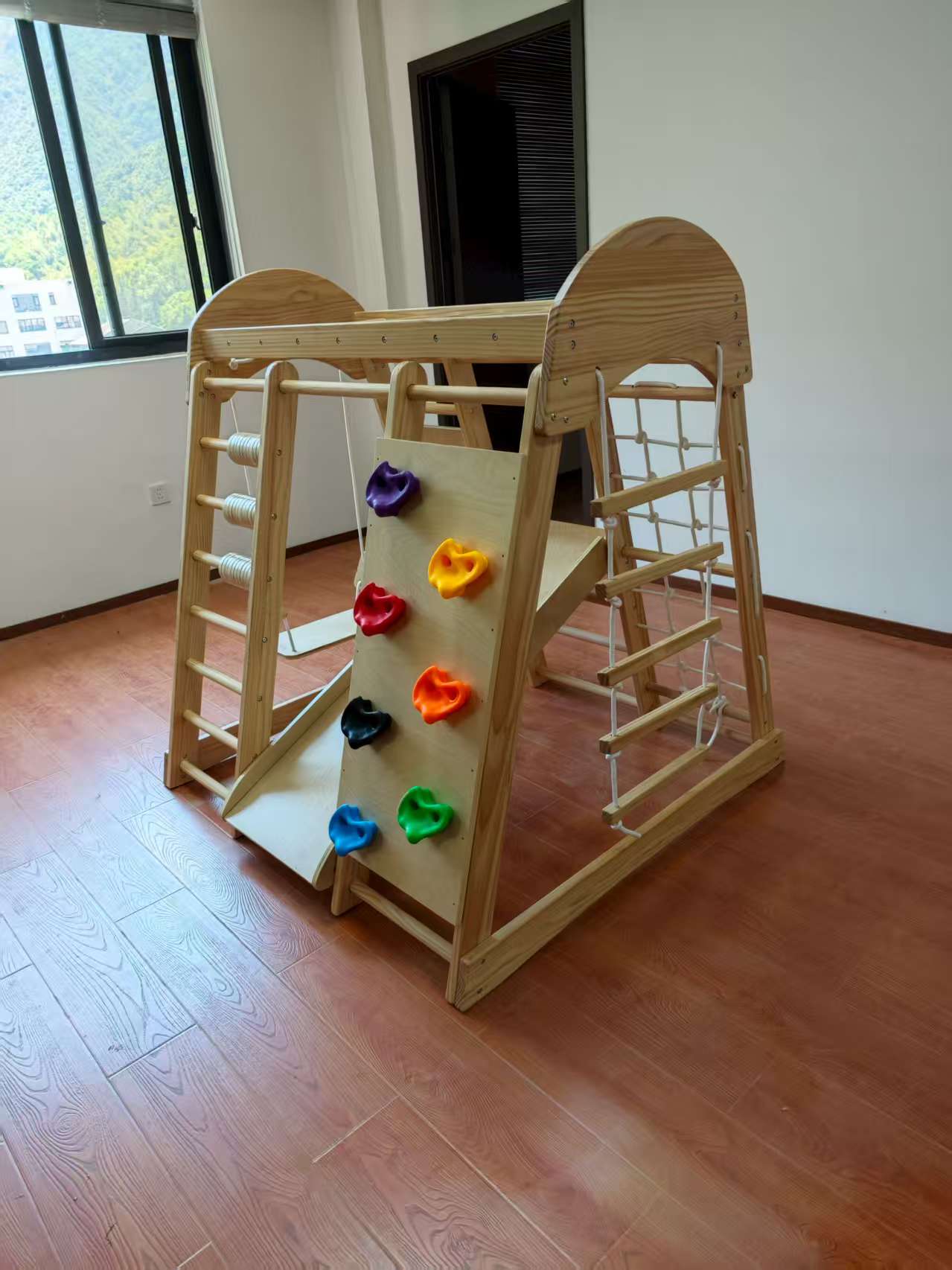 Ahşap Çocuk Tırmanma Çerçevesi - Kids Outdoor Climbing Frame incelemesi ve fiyatı